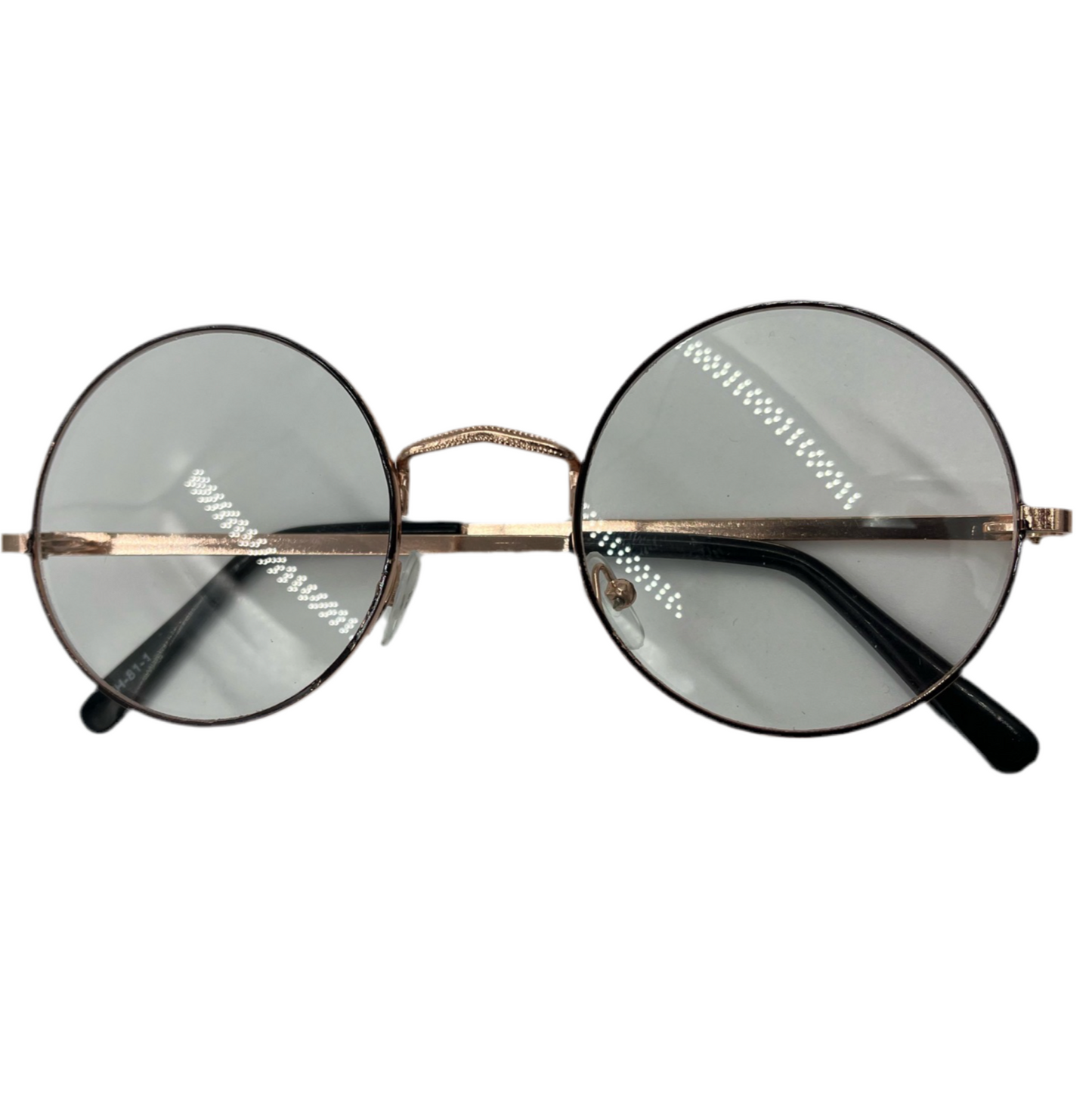 Clear Vintage Glasses With Round Lenses