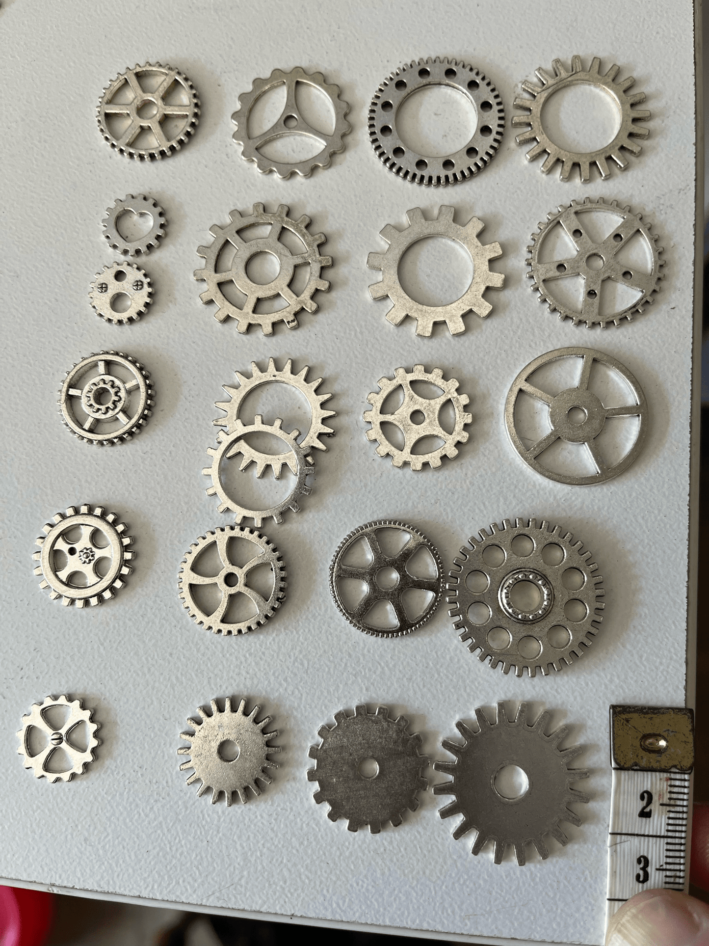 Assorted Silver Metal Steampunk Gears - Steampunkgear