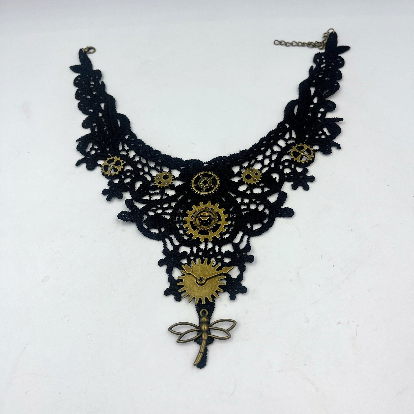 Black Lace Victorian Choker for Ladies