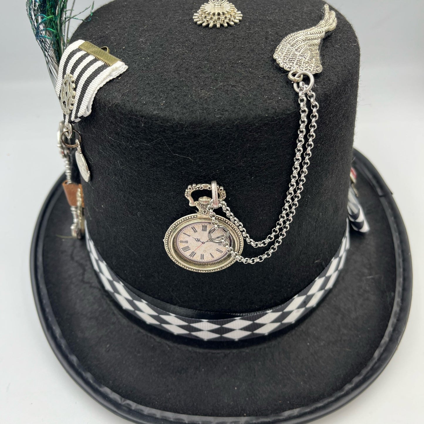 Ladies Steampunk Madhatter Inspired Tophat