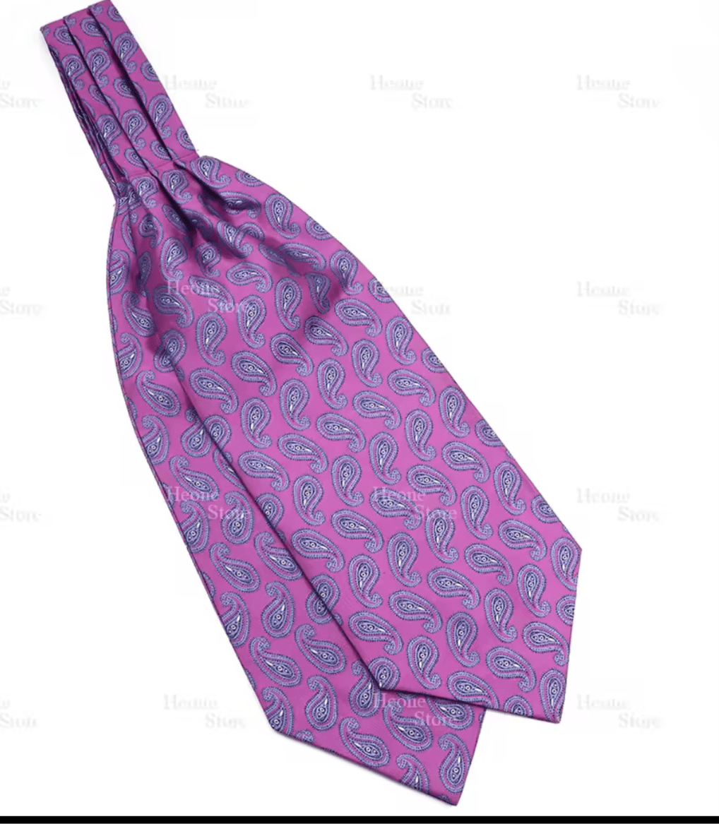 vintage pink cravat- steampunkgear