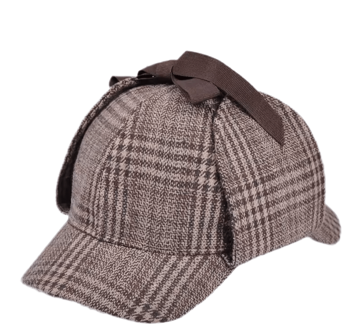 Sherlock Holmes Deerstalker Hat - Steampunkgearsa