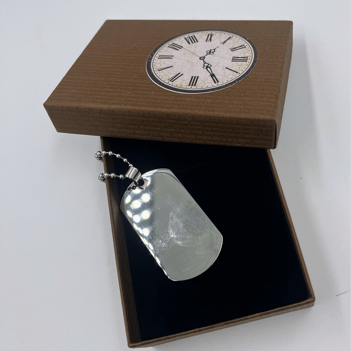 Stainless Steel Military Dog Tag - Steampunkgearsa