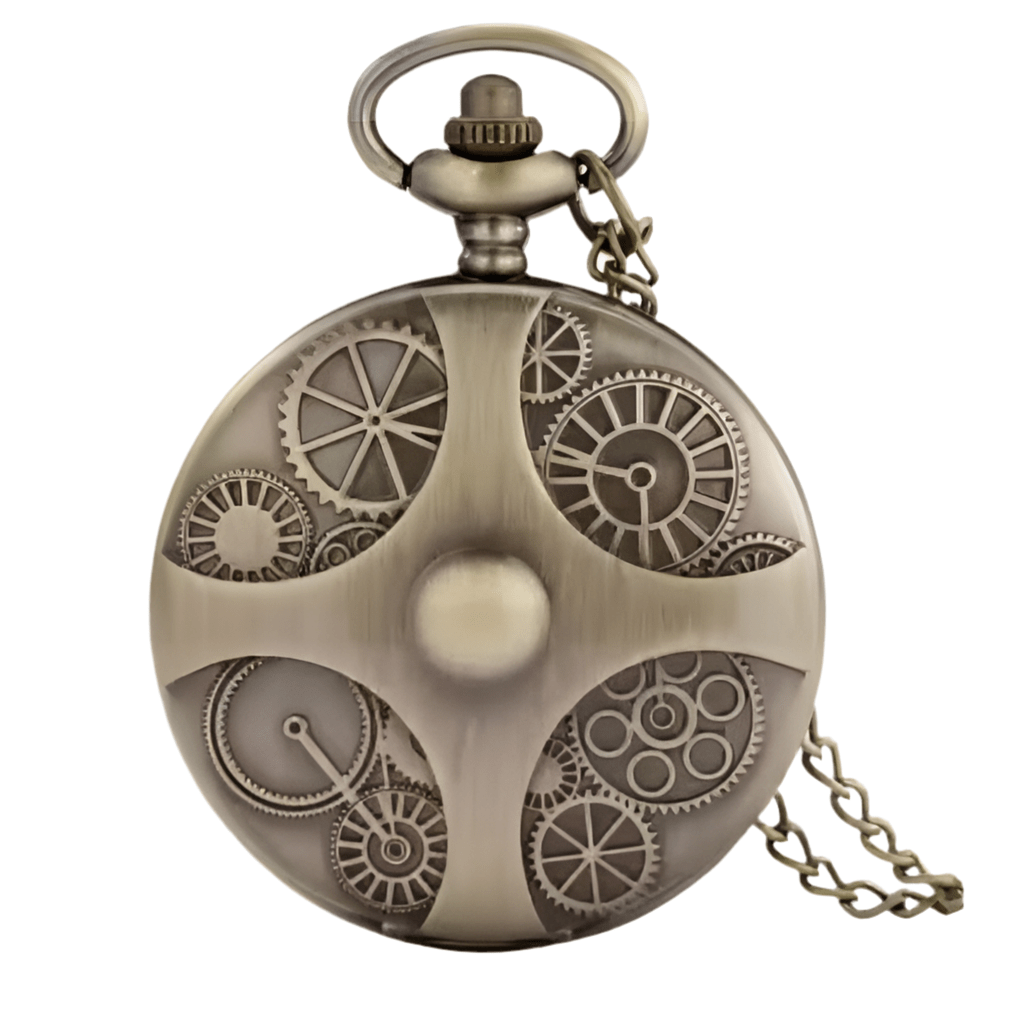 Steampunk  bronze pocket watch
