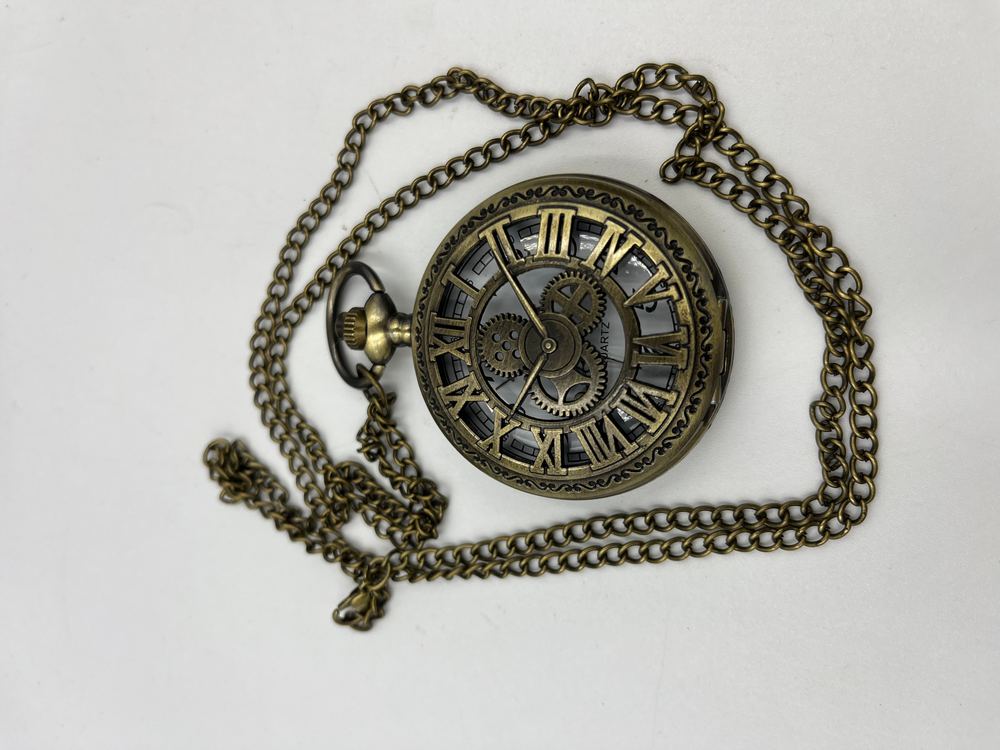 Steampunk gear design Bronze Pocketwatch