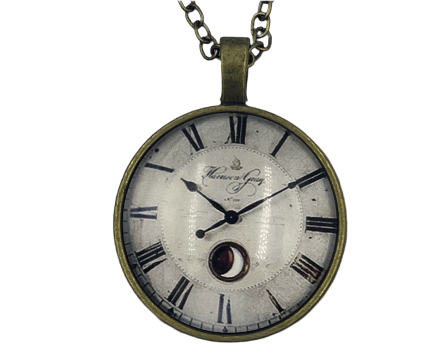 Steampunk Clock Pendant - Steampunkgearsa