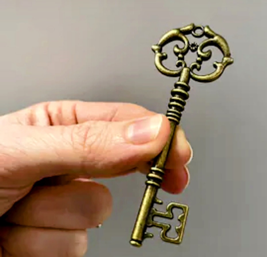 Set Of 3 Steampunk Metal Antique Style keys For Craft - Steampunkgearsa