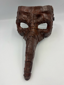 Brown Steampunk Plague Doctor Mask - Steampunkgearsa