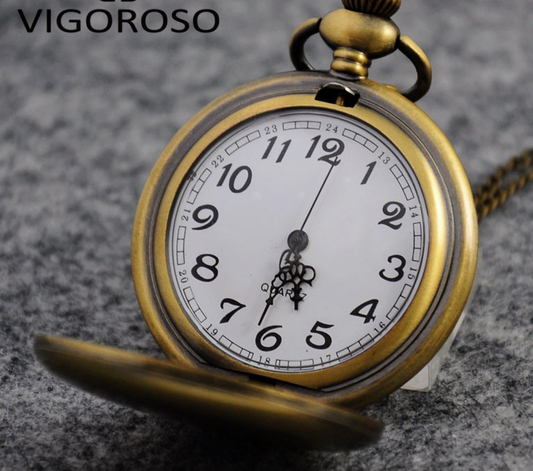 Bronze Vintage Style Pocket Watch