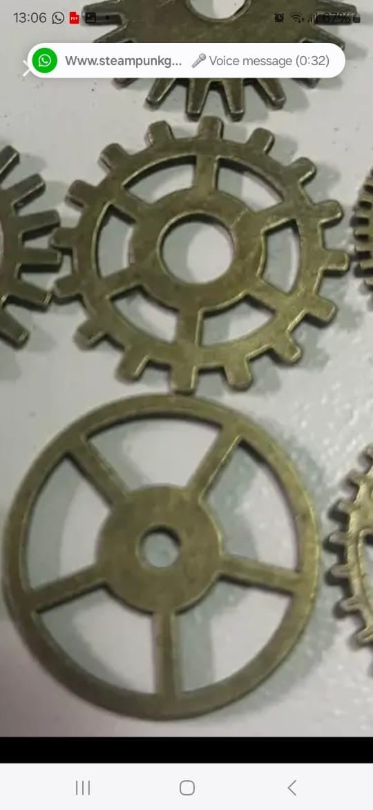metal alloy gears for Steampunk crafts, jewellery and mixed media