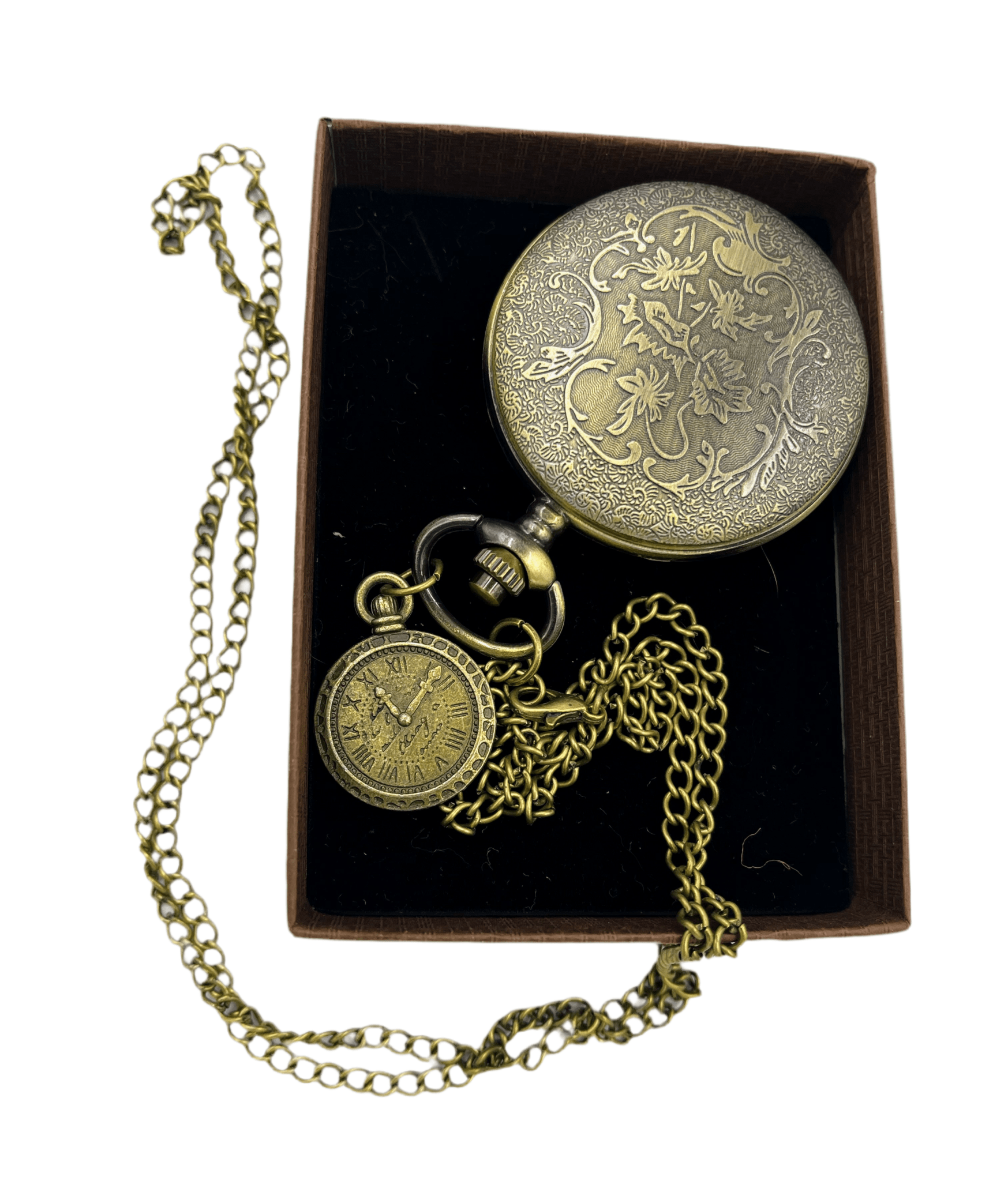 Bronze Gear Pocketwatch with Pendant - Steampunkgearsa