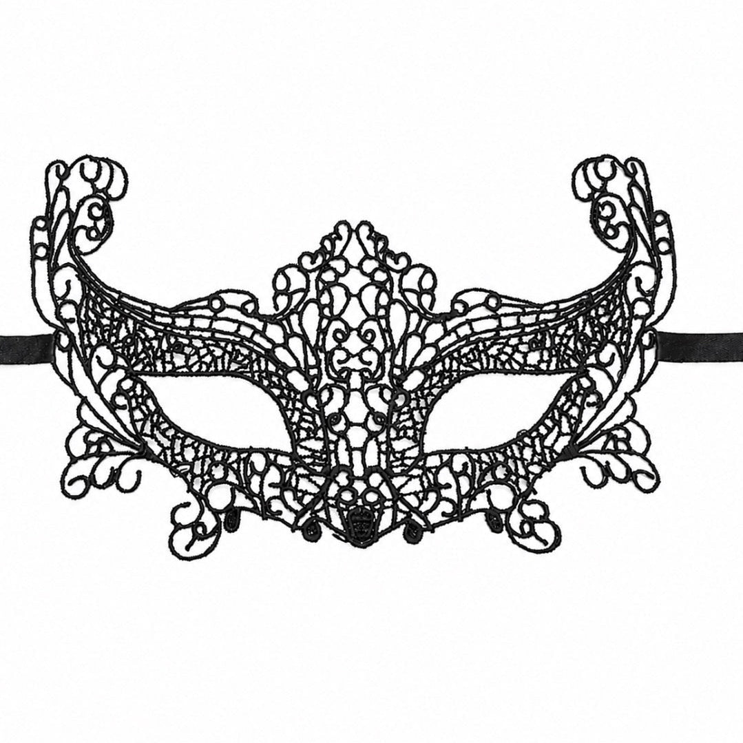 Black elegant lace  mask for masked ball or cosplay events