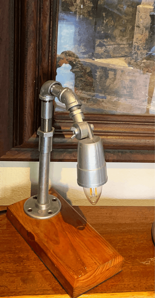 Industrial Steel Pipe Lamps (lighting As Decor) - Steampunkgearsa