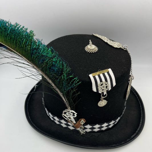 Ladies Steampunk Madhatter Inspired Tophat