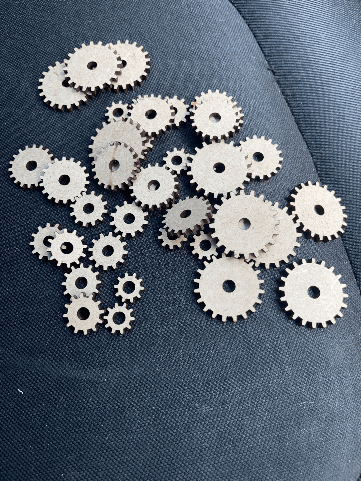 Lazer Cut Mdf Gears For Moveable Mechanism Project Build - Steampunkgearsa