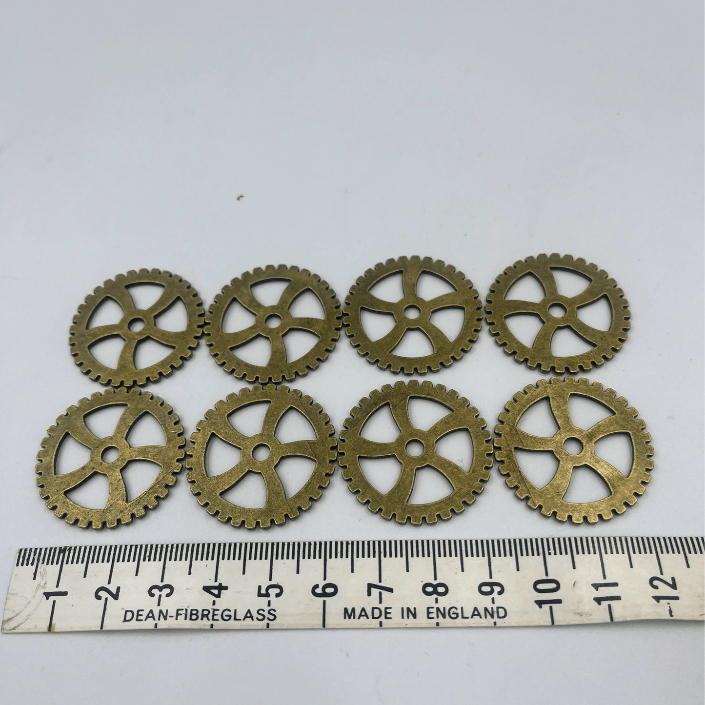 Metal Steampunk Craft Gears,30mm, Set Of 8. - Steampunkgearsa