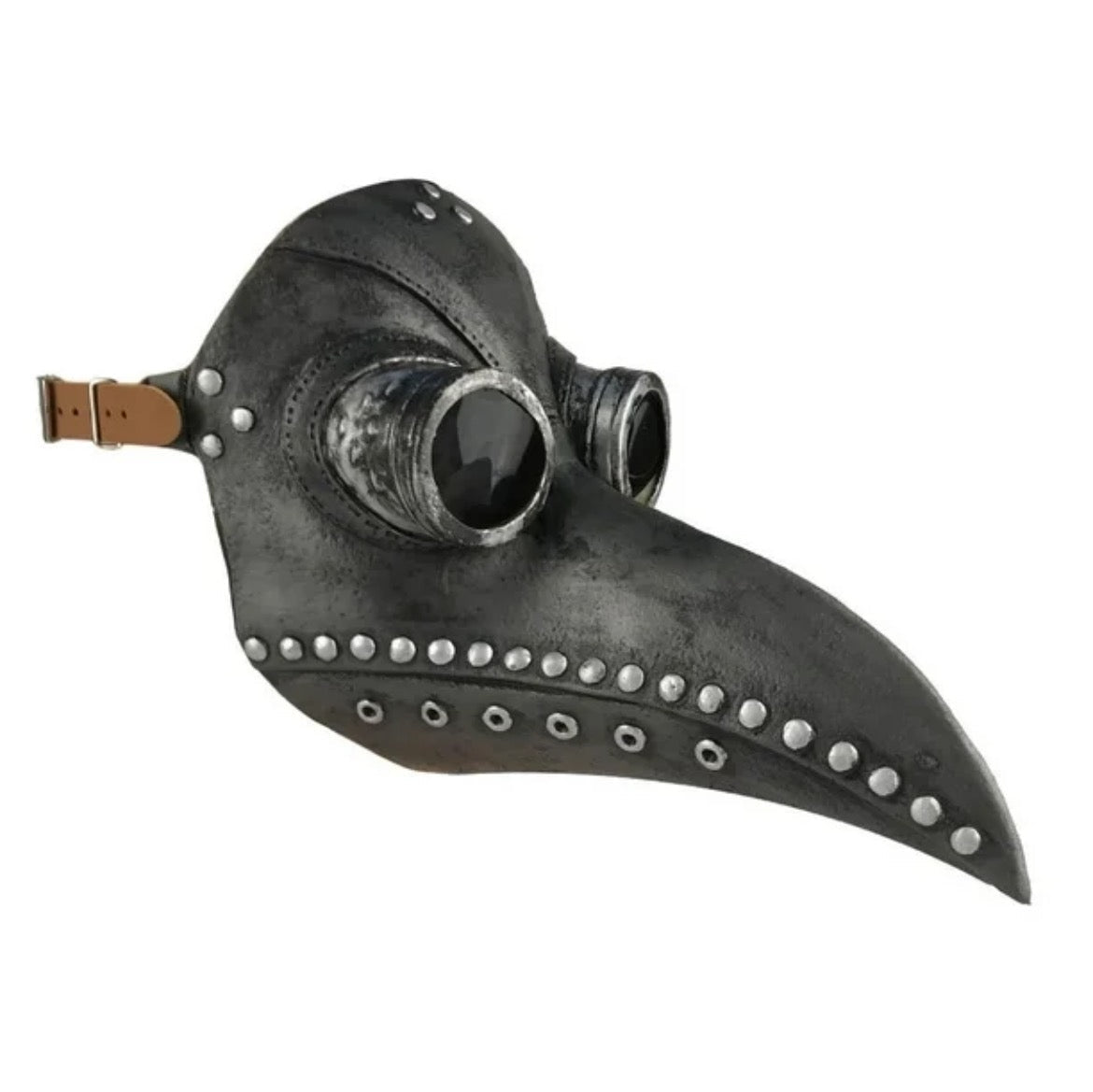Premium Black Plague Doctor cosplay Mask