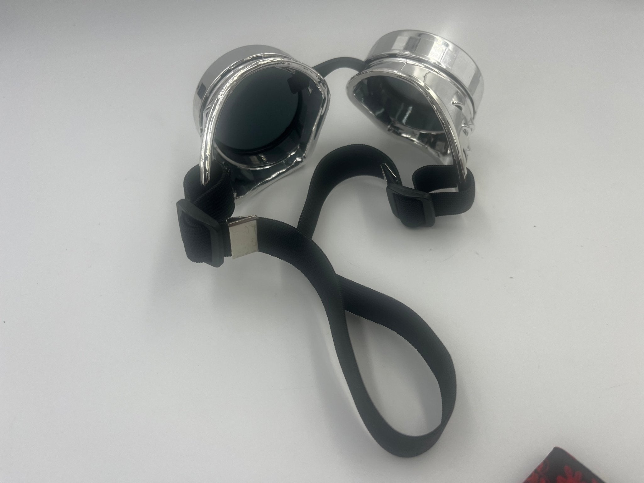 Silver Steampunk goggles for cosplay- Steampunkgear