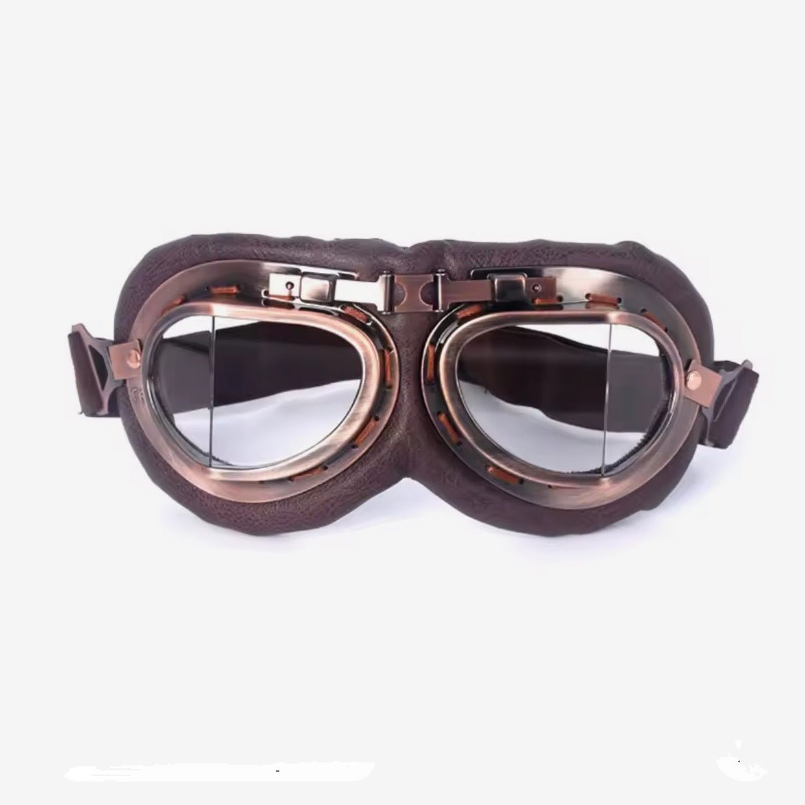 Retro Aviator Motorbike Goggles -SteampunkgearSa