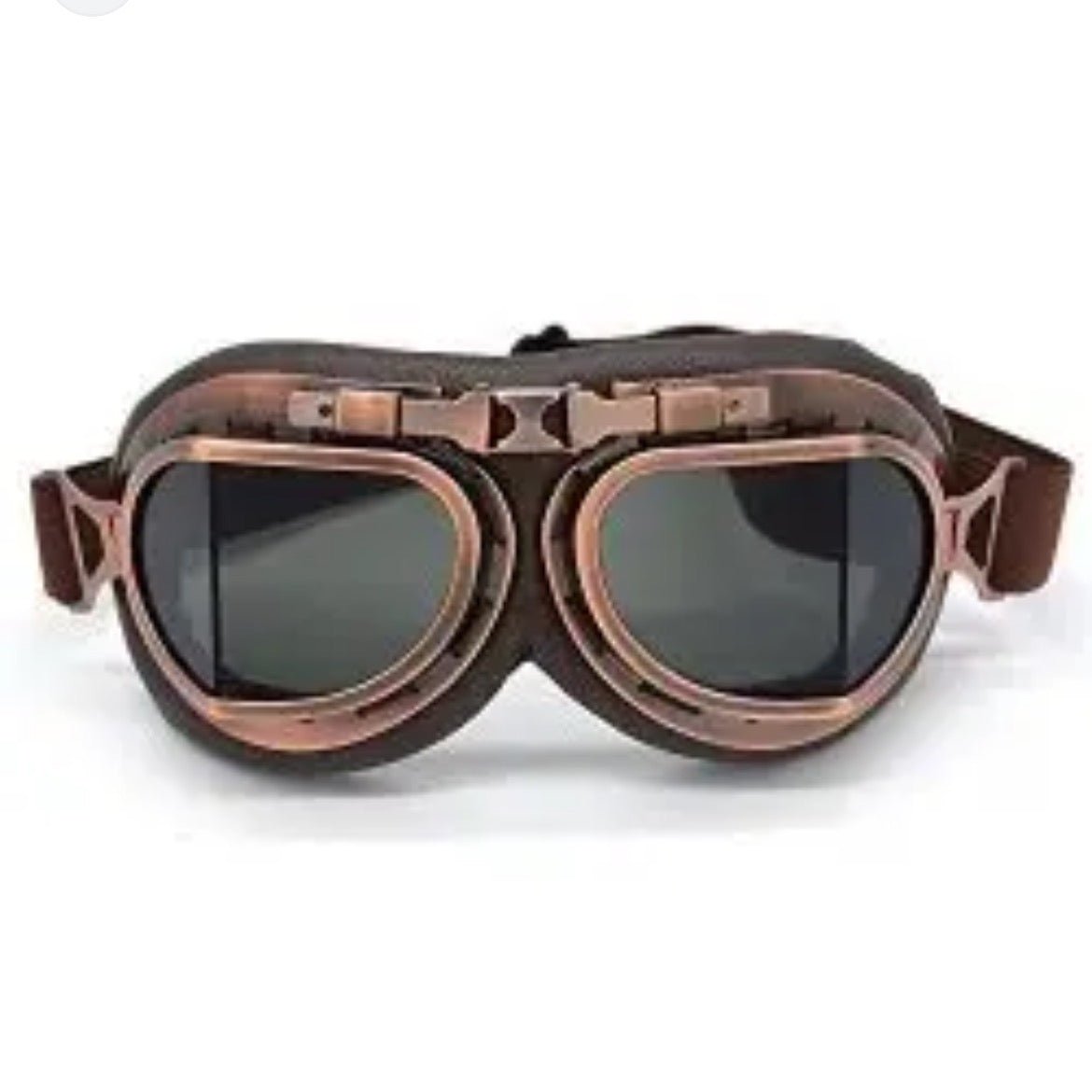 Retro aviator pilot mitorbike goggles-Steampunkgearsa