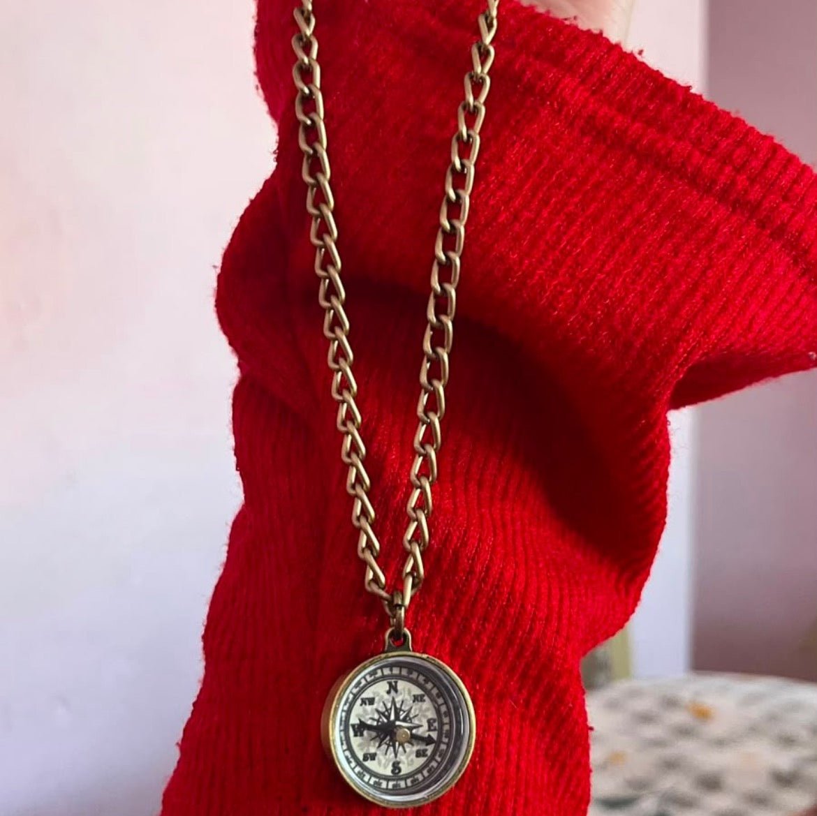 Compass unique gift pendant- SteampunkgearSa