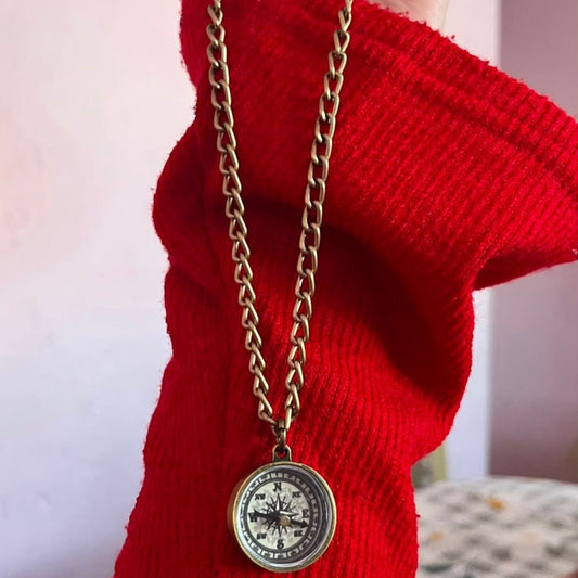 Compass unique gift pendant- SteampunkgearSa