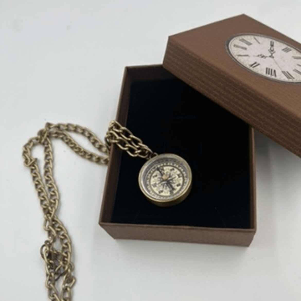 MIni Steampunk  compass pendant gift idea-SteampunkgearSA