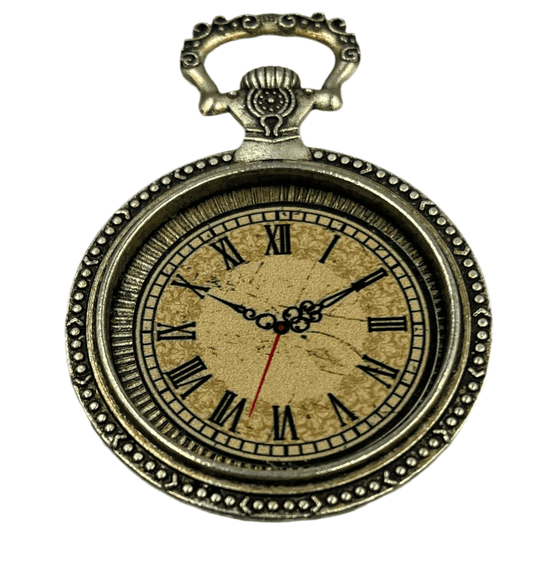 Steampunk Faux Antique Pocket Watch Pendant With Chain - Steampunkgearsa