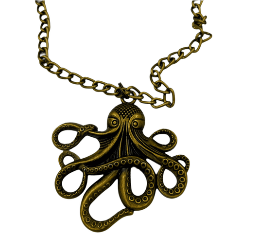 Steampunk Octopus Pendant - Steampunkgearsa