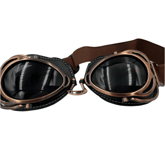 Old School Pilot Retro Goggles - Steampunkgearsa