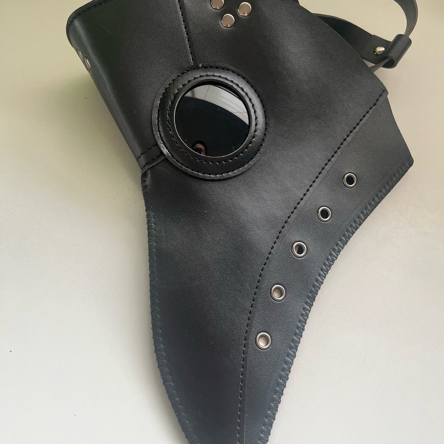 Steampunk Premium Black Plague Doctor Mask