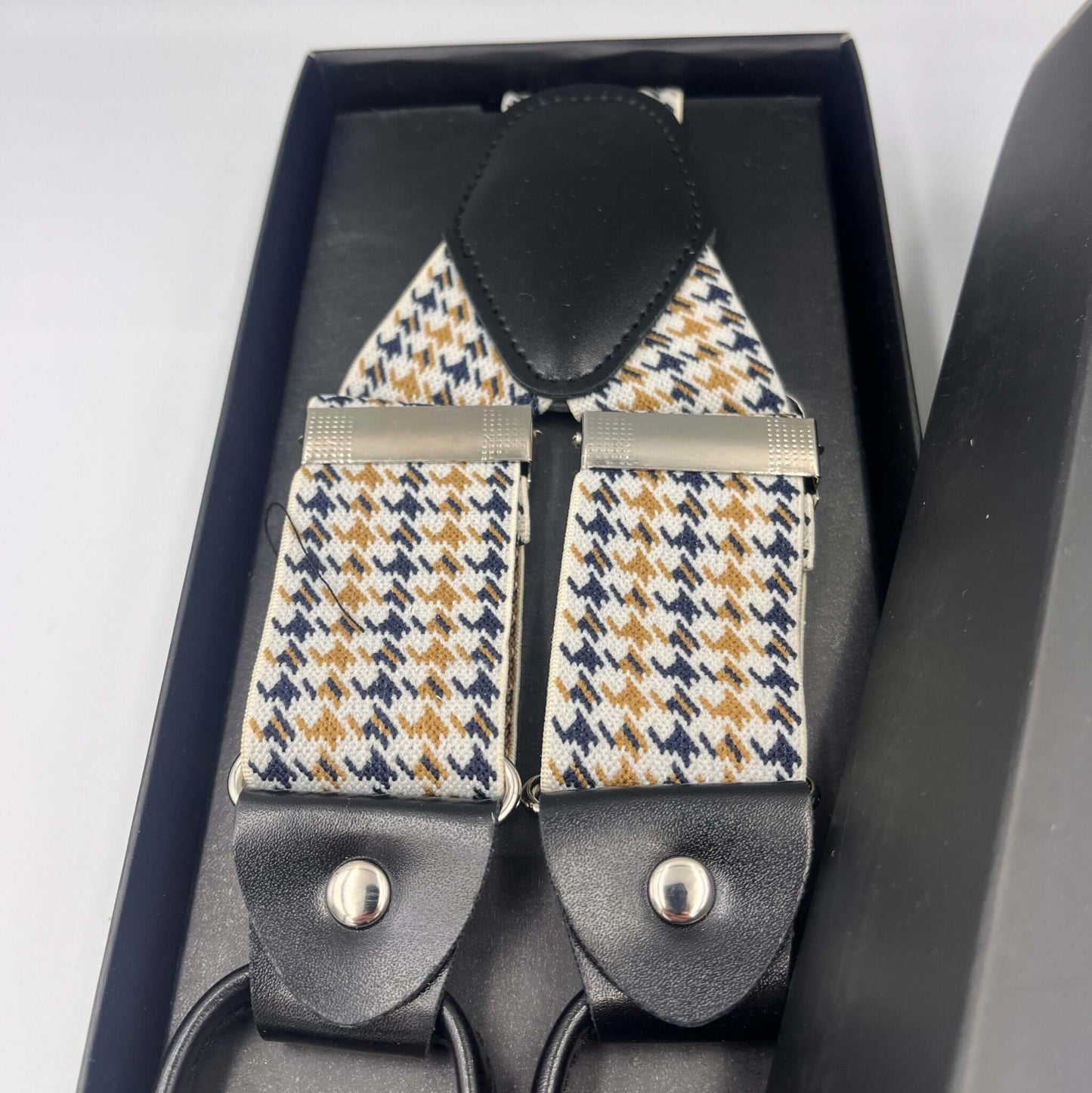 Mens formal heavy duty suspenders, six clips. fashionwear for me.
