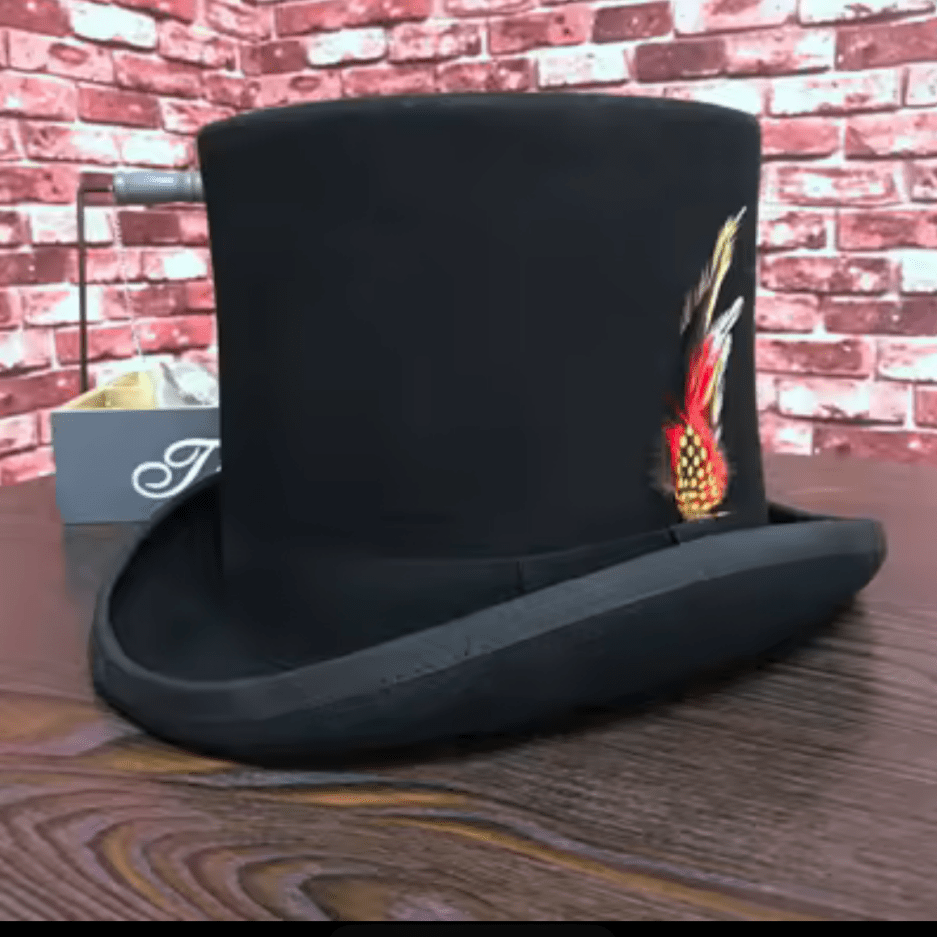 Steampunk Premium Woollen Tophat, London Style size 59