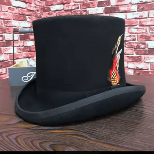 Steampunk Premium Woollen Tophat, London Style size 59