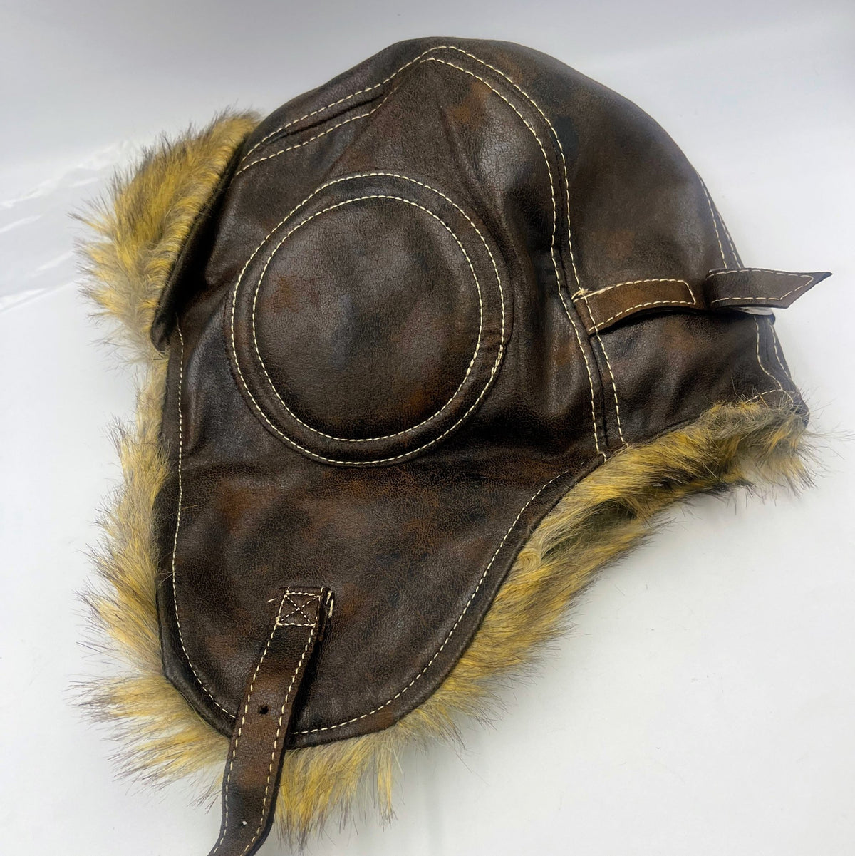 Steampunk BrownAviator cap