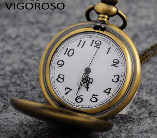 Bronze Vintage Style Pocket Watch