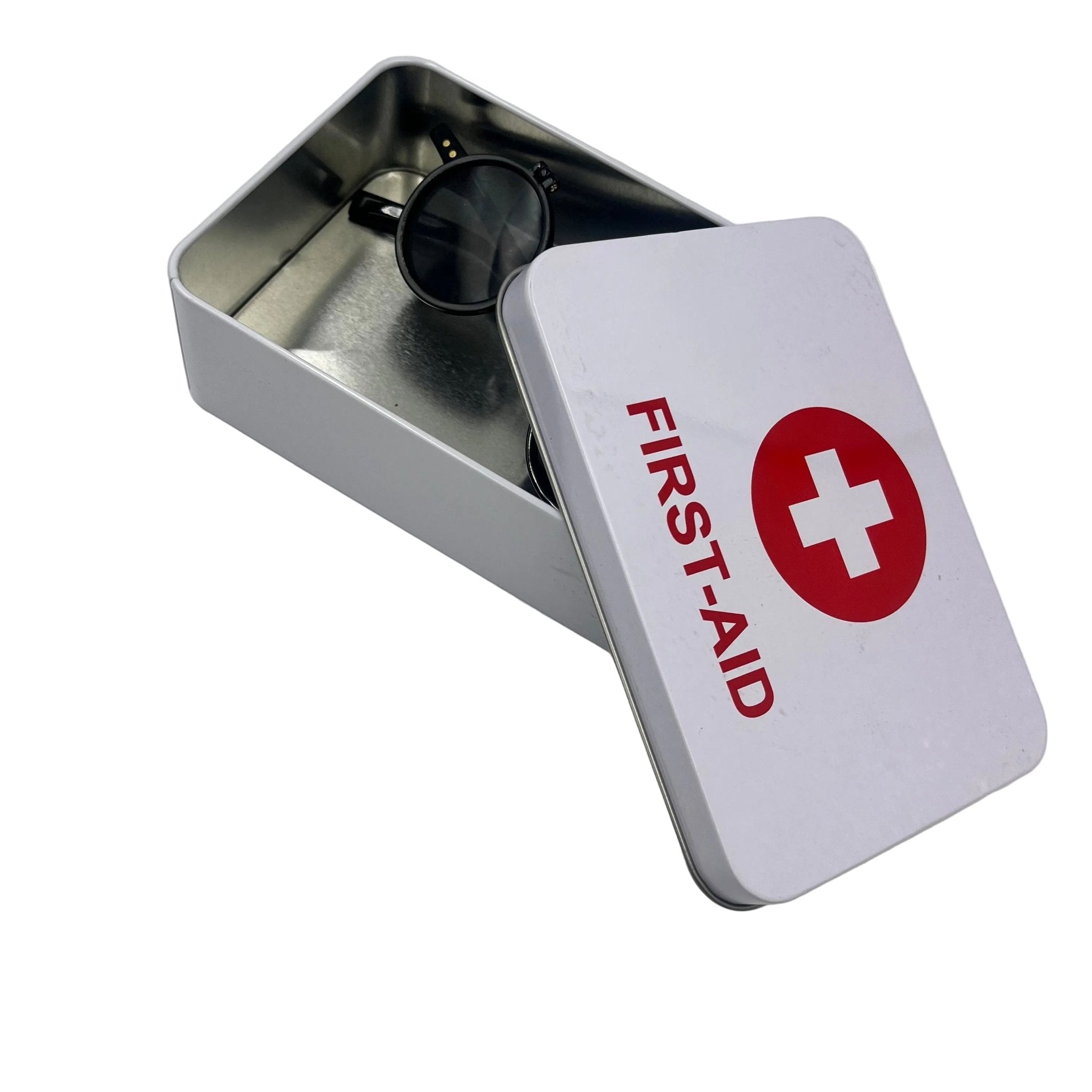 Retro style medical gift storage tin